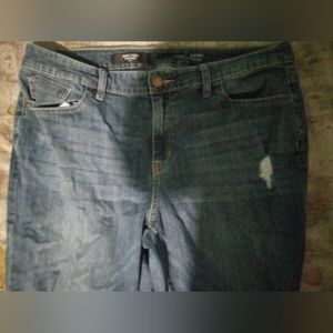 Simply Vera/Vera Wang, Midrise Capri Jeans, Size 16W